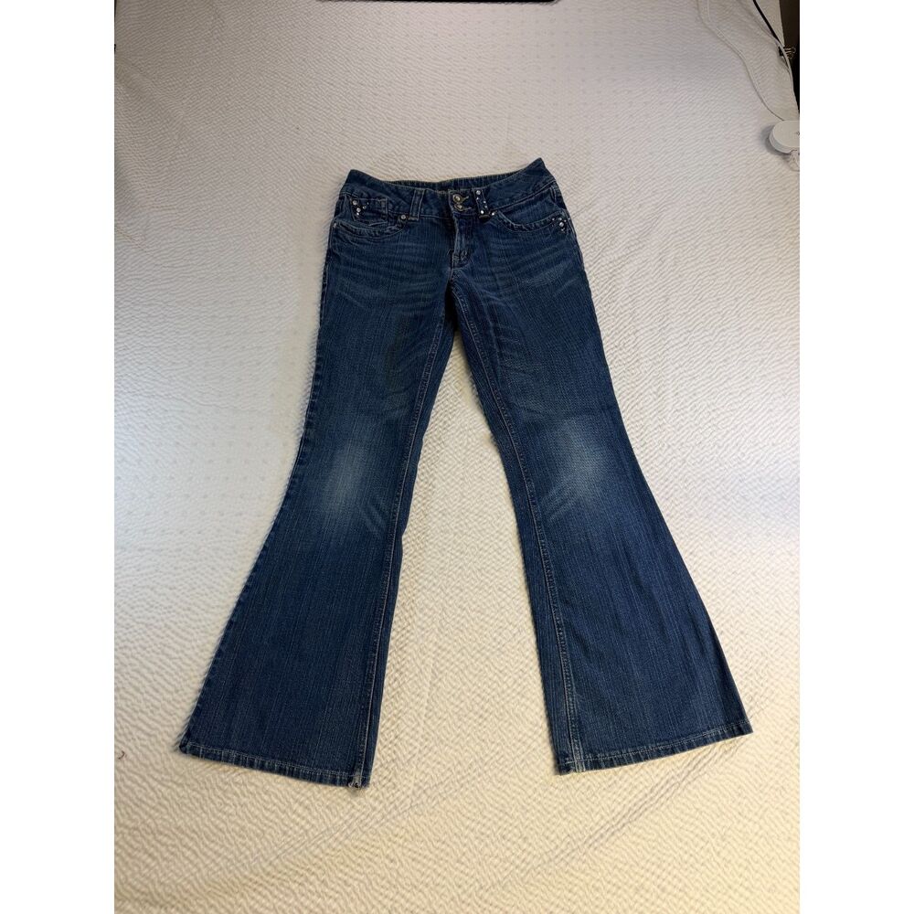 Limited Too Women’s Super Low Flare Leg Jeans